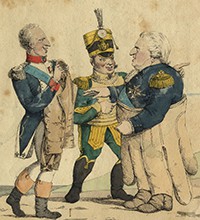 "1815-1818 : Valenciennes à l’heure anglaise" and "Napoléon gravé à l’acide, une coalition de caricatures!"