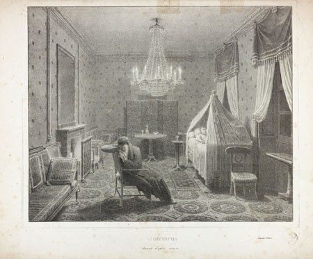 Intérieur [salon où Napoléon est mort le 5 mai 1821, à Sainte-Hélène]