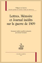 Lettres, mémoire et journal inédits sur la guerre de 1809