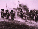 Soldiers of the Grande Armée marching into battle © Alfonso Arincola / BIFI