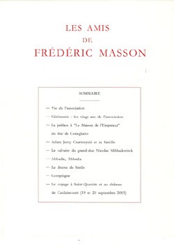 <i>Revue des Amis de Frédéric Masson</i> n°21 (mars 2016)