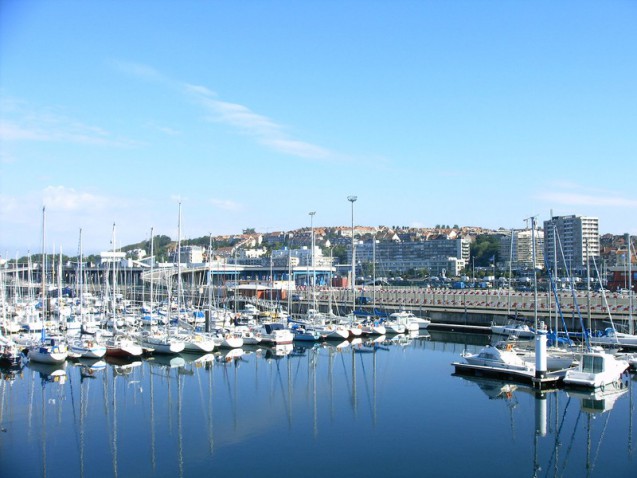 Rénovation du bassin Napoléon de Boulogne-sur-Mer (juin 2016)