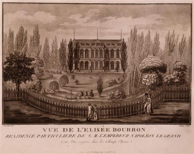 Palais de l’Élysée, vue sous Napoléon Ier