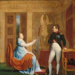 Salon 1810 : L’impératrice Marie-Louise faisant le portrait de Napoléon Ier