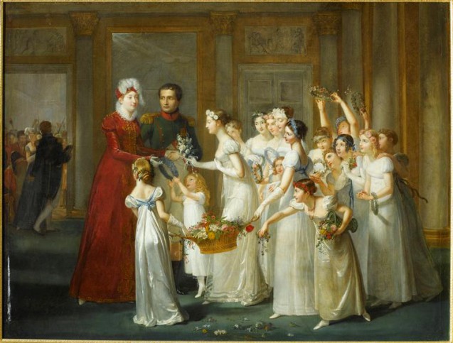Arrivée de l'impératrice Marie-Louise à Compiègne le 28 mars 1810, par Pauline Auzou © RMN-Grand Palais (Château de Versailles) / Gérard Blot