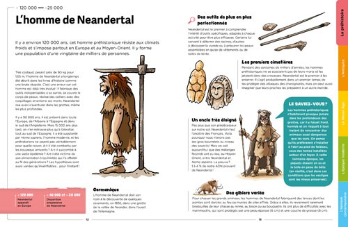 Histoire de France racontée aux enfants, par Mac Lesggy : Chap. L'homme de Neandertal © M6 éditions, 2016