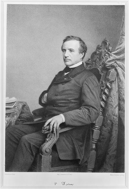 DURUY, Victor (1811-1894), homme politique, ministre de l’Instruction publique