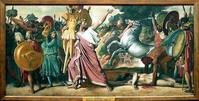 Restoration of Ingres’ “Romulus’ Victory over Acron” (January 2017)