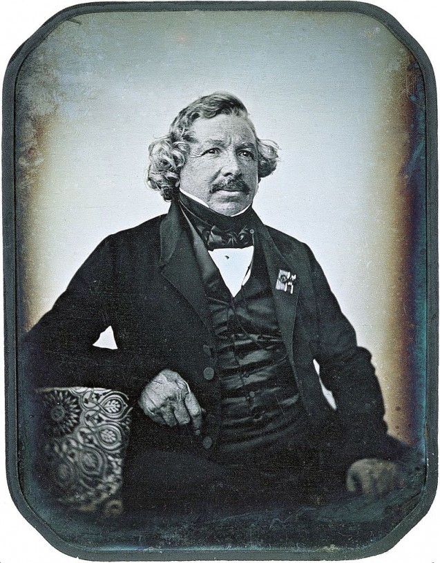 Daguerreotype of Louis Daguerre in 1844 by Jean-Baptiste Sabatier-Blot