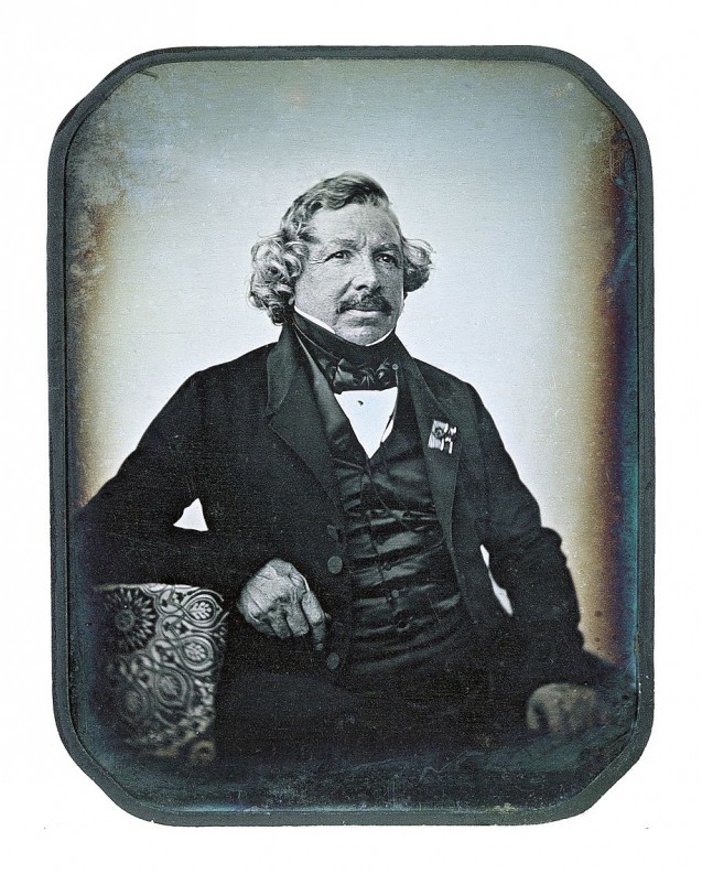 Daguerreotype of Louis Daguerre in 1844 by Jean-Baptiste Sabatier-Blot