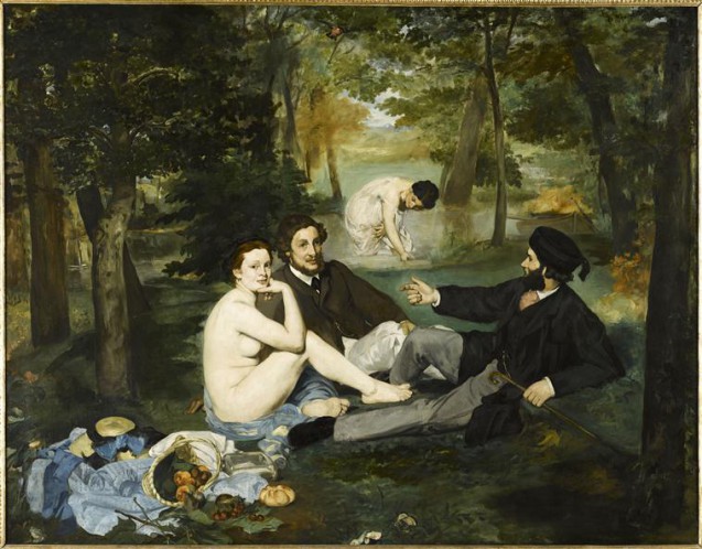 Édouard Manet Le Déjeuner sur l'herbe 1863 Photo © RMN-Grand Palais (musée d'Orsay) Benoît Touchard - Mathieu Rabeau