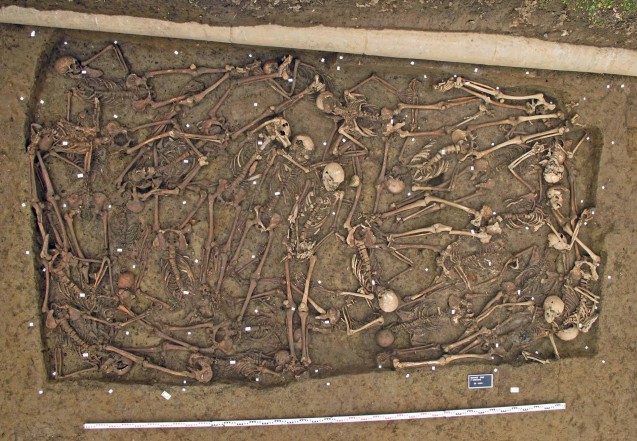 Napoleonic burial site discovered in Orthez (Pyrénées-Atlantiques)
