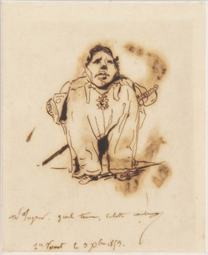 horace Vernet - Monsieur Ingres – Grande tenue, culotte courte © Musée Ingres, Montauban