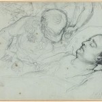 Grand-maréchal Bertrand weeping over Napoleon’s body