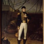 Portrait of Jerome Bonaparte on the bridge of a ship