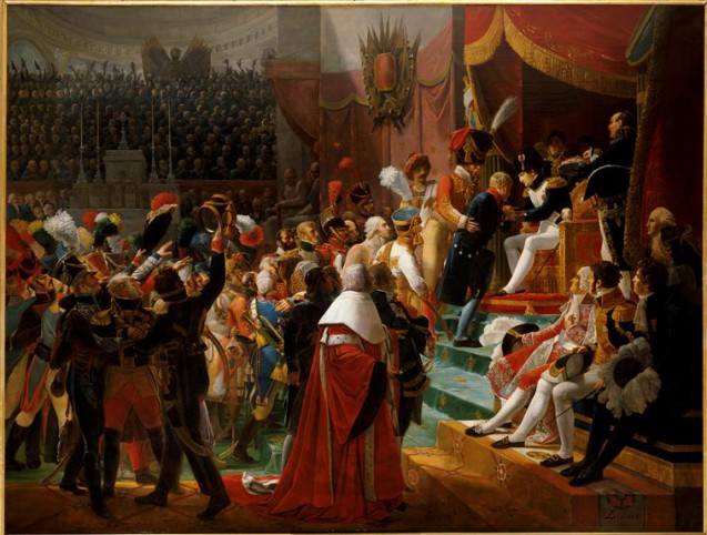 Première distribution des croix de la Légion d'honneur en l'église des Invalides le 15 juillet 1804 © RMN-Grand Palais (musée national du Château de Versailles) 