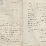 Letter from Charles Baudelaire to Empress Eugenie