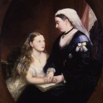 Portrait of Queen Victoria and Princess Beatrice of the United Kingdom