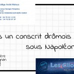 J’étais un conscrit drômois sous Napoléon Ier (animation cours 4e-collège / 13 ans)