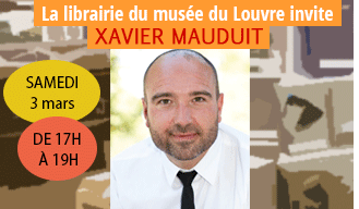 Xavier Mauduit en dédicace à la librairie du Louvre