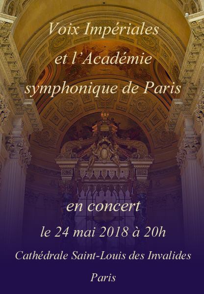 Cycle Musiques et paroles d’Empereur : concert des Voix impériales