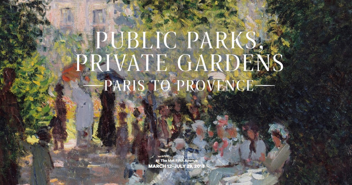 Public Parks Private Gardens Paris to Provence