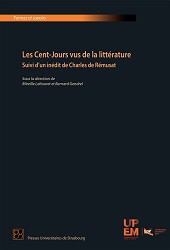 Les Cent-Jours vus de la littérature. Suivi d’un inédit de Charles de Rémusat