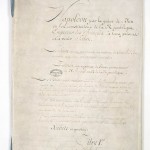 First page of the Sénatus-consulte organique du 28 floréal an XII (18 May 1804)