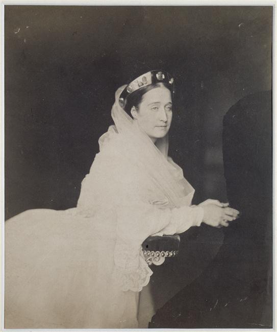 A Photograph of Empress Eugenie in Prayer (1856) 