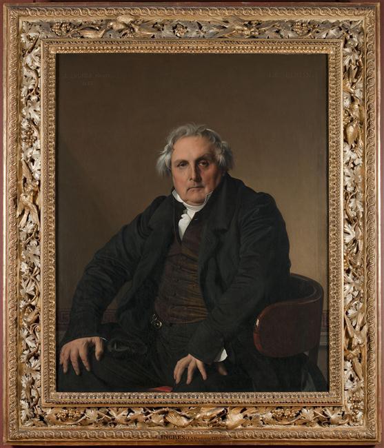 Portrait de Louis-François BERTIN, Jean-Auguste-Dominique INGRES, 1832 © Musée du Louvre, Dist. RMN-Grand Palais - Angèle Dequier