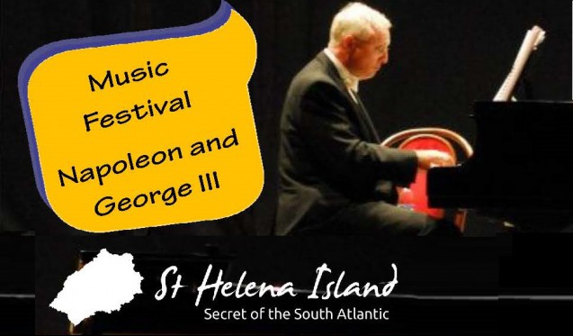 Festival de musique à Sainte-Hélène : Napoléon et George III