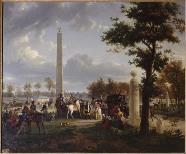 Rencontre de Napoléon et du pape Pie VII, le 25 novembre 1804, Jean-Louis Demarne, 1808 © Rmn - château de Fontaniebleau