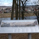 Kaunas : plaque commémorant le passage du Niémen par la Grande Armée