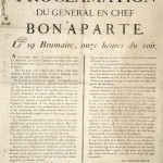 Bonaparte’s Proclamation to the French people on 19 Brumaire