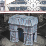 The Arc de Triomphe, Wrapped (a project for Paris) imagined by Christo and Jeanne-Claude