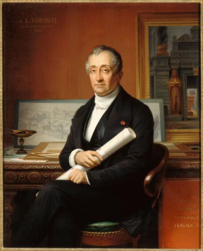 Vauchelet, Théophile Auguste, Portrait posthume de Louis Visconti, 1865 <br>© Paris Musées