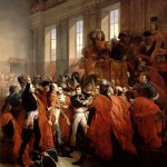 “General Bonaparte in the Council of the Five Hundred, at Saint-Cloud, 10 November 1799”