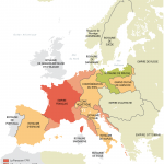 Carte de l’Europe en 1812