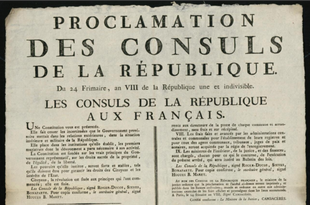 Did the French Revolution end with the coup d’état of 18 Brumaire? How should historians approach this historical event?