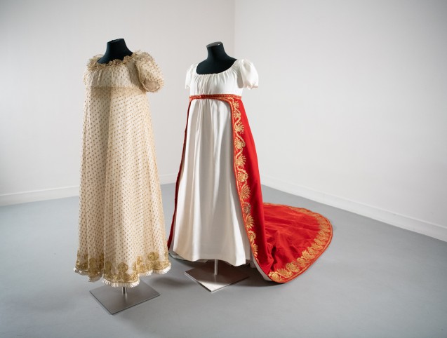 Robe et traîne de Madame Bérenger<br> © Fondation Napoléon/Rebecca Young