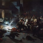 L’attentat d’Orsini devant la façade de l’Opéra, le 14 janvier 1858