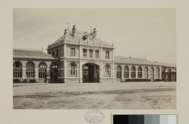 Photo de la gare de Vichy © Beaux-Arts de Paris, Dist. RMN-Grand Palais - image Beaux-arts de Paris