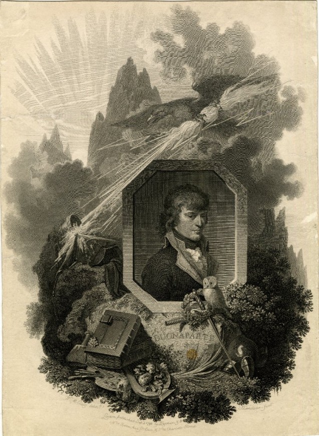 gravure d'après le portrait de Bonaparte par I. Cossia © DR