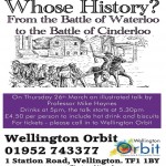 Whose history? from the Battle of Waterloo to the Battle of Cinderloo