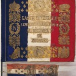 Le drapeau du régiment de zouaves de la Garde impériale, modèle 1854