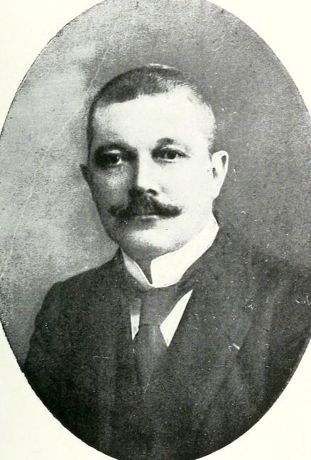 Georges Legrain, 1865-1917, égyptologue, inspecteur en chef des antiquités à Louxor.<br>Source : Wikipedia/Annales du Service des antiquités de l'Egypte», Vol. 19