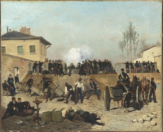 Combat à Villejuif, Siège de Paris, 19 sept. 1870 Jean-Baptiste-Edouard Detaille © RMN-Grand Palais (musée d'Orsay) - Hervé Lewandowski