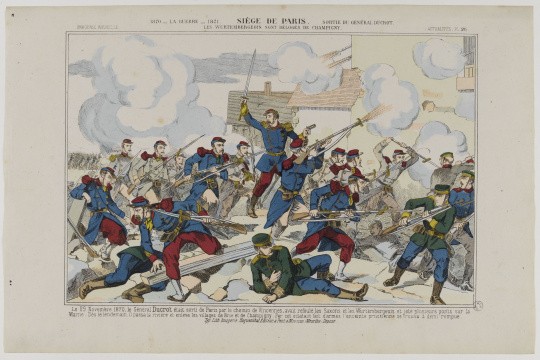 La guerre de 1870-1871, Siège de Paris, sortie du général Ducrot <br>© RMN-Grand Palais (MuCEM) - Franck Raux
