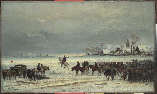 Le général Faidherbe devant Biefvillers-les-Bapaume, Edmond Chagot<br>© RMN-Grand Palais - Hervé Lewandowski