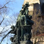 Figeac Monument dedicated to those who died in the War of 1870: ‘The Heroic death of Captain Pierre-Auguste Anglade’